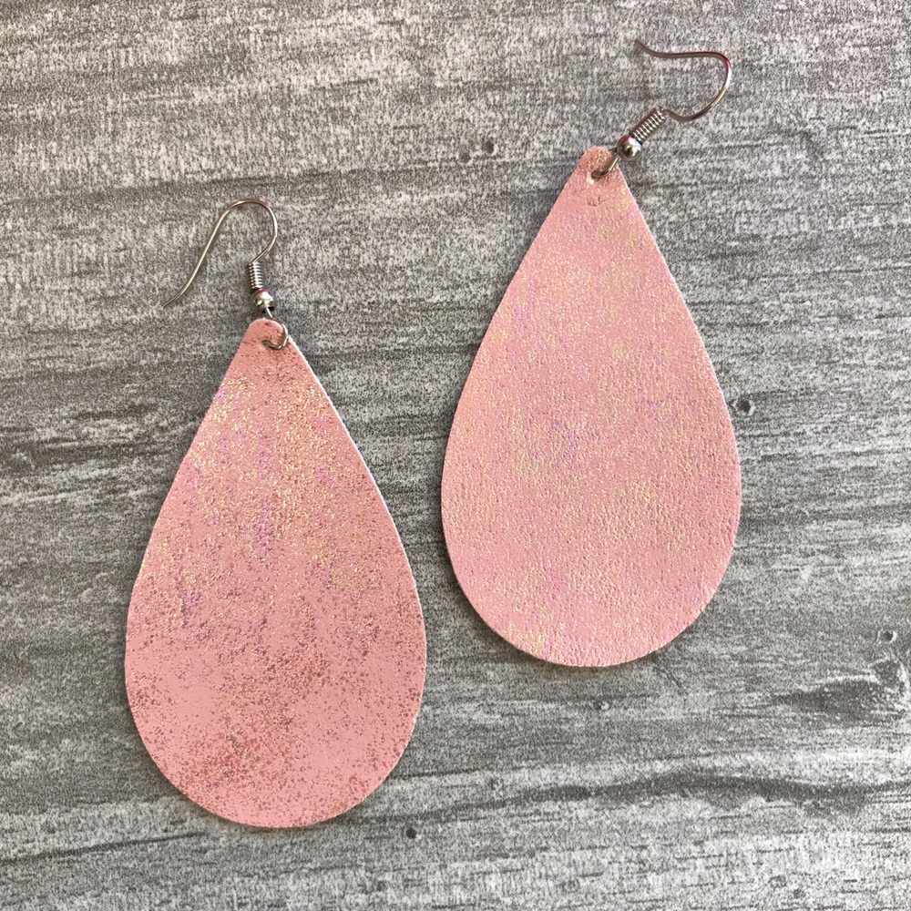 🔵Large Teardrop Handmade Earrings